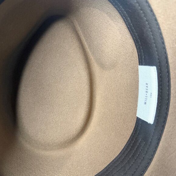 Will + Bear Andy Oak Wide Brim Felt Fedora (Brown, Size Large) — Like New - Picture 15 of 16